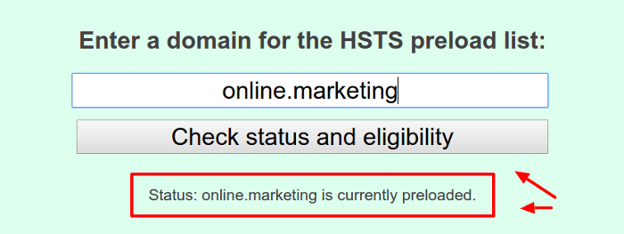 Testing and submitting for HSTS preloading